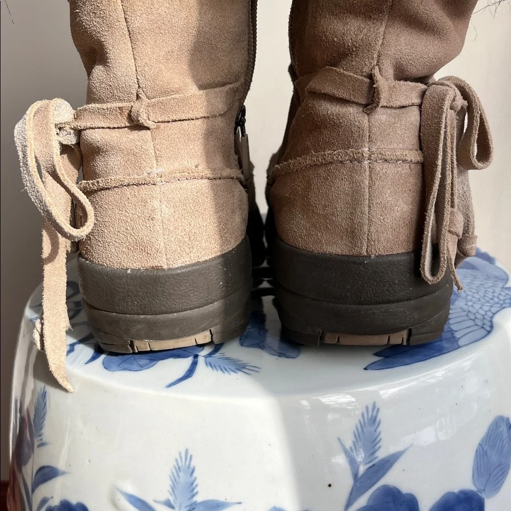 Sorel‎ Northern Lite Boots Zipper Suede Faux Fur Winter Thinsulate